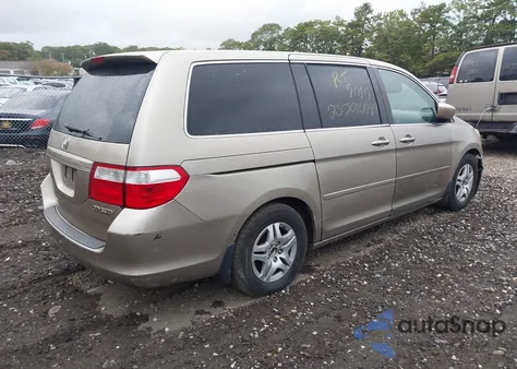 2006 Honda Odyssey Ex z USA, uszkodzony, nr VIN 5FNRL38406B050530